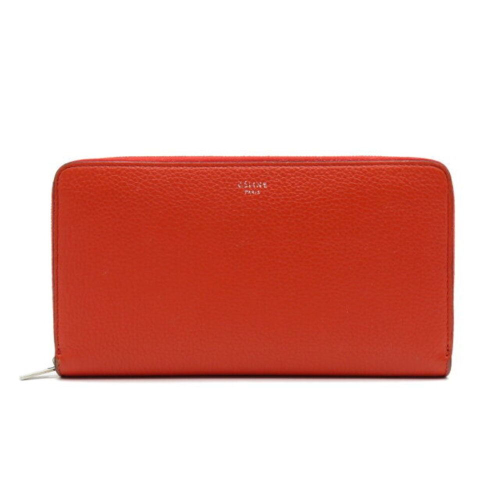 Celine Round Multi Function Long Wallet Calfskin … - image 1